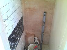 Tiled Small Closet Room 05 - 01 - Downstairs Closet Created